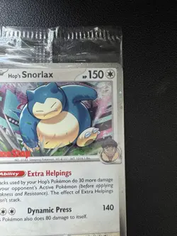 Pokemon Hop's Snorlax - (GameStop) (Cosmos Holo) Promo Cards Products 117/159 NM - Image 4
