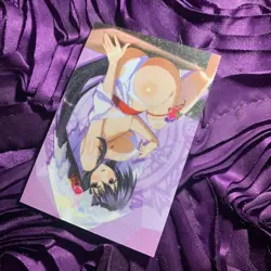 Akeno Himejima HIGH SCHOOL DXD Dress Up Anime Waifu Matte Foil Girl Card Bride 2 - Image 3
