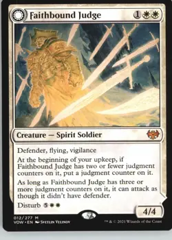 Faithbound Judge 12 Mythic Innistrad: Crimson Vow Magic: The Gathering Near Mint - Image 1