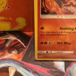 2018 Pokemon Moltres 38/214 Rare Non-Holo Lost Thunder LP - Image 4