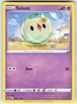 Solosis 076/195 Common Silver Tempest Pokemon Near Mint - Image 1