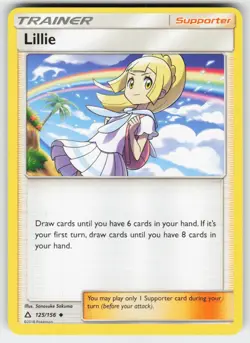 Lillie 125/156 Uncommon Ultra Prism Pokemon Near Mint - Image 1