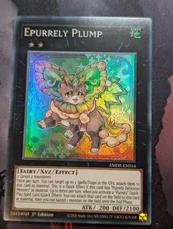 Epurrely Plump - AMDE-EN016 - Super Rare - 1st Edition Yugioh - Image 1