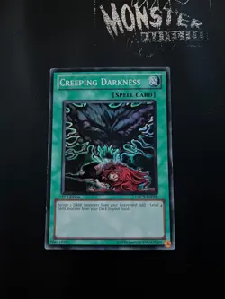 YUGIOH CREEPING DARKNESS SUPER RARE ORCS-EN059 1ST EDITION - Image 1