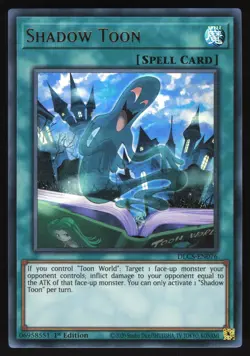 Shadow Toon - DLCS-EN076 - Ultra Rare - 1st Edition Yugioh - Image 1