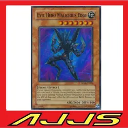 YuGiOh - Evil Hero Malicious Edge - DP06-EN006 - Super Rare - NM/M - Image 1