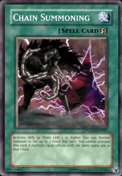 Chain Summoning - PTDN-EN057 - LP - YuGiOh - Image 1