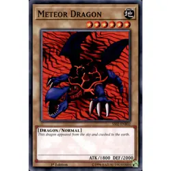 Meteor Dragon SS02-ENB02 Yu-Gi-Oh! Card Common 1st Edition - Image 1