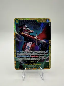 Dracule Mihawk OP14-119 SEC One Piece The Azure Sea’s Seven Near Mint - Image 1