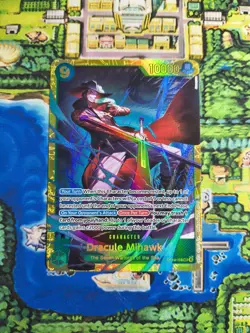 One Piece TCG English OP14-119 Dracule Mihawk SEC Foil - Image 1