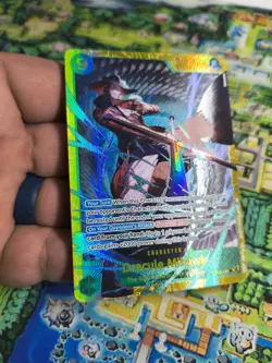 One Piece TCG English OP14-119 Dracule Mihawk SEC Foil - Image 2