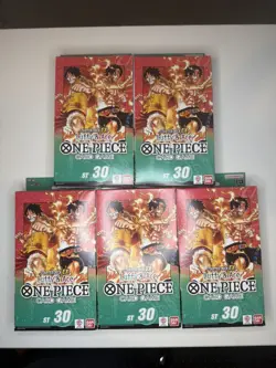 One Piece TCG:Starter Deck Ex Luffy & Ace (ST-30) (QTY 5) - Image 1