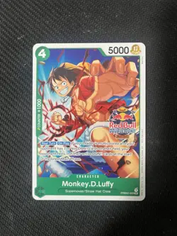 2026 One Piece Monkey D. Luffy Red Bull Participation Promo #005 - Image 1