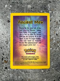 Pokemon TCG Cards Ancient Mew Movie 2000 Promo Holo SEALED - Image 2