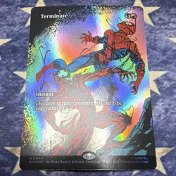 Wizards of the Coast MTG Marvel Spider-Man Terminate 0040 Instant Foil Alt Art - Image 1