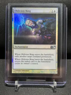 Oblivion Ring - Foil - MTG Magic 2012 Core Set M12 - LP - Image 1