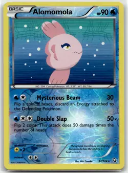 Alomomola 37/124 Rare Dragons Exalted Pokemon Reverse Holo LP - Image 1