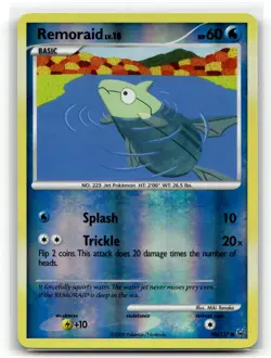 Remoraid 90/127 Common Platinum Pokemon Reverse Holo LP - Image 1