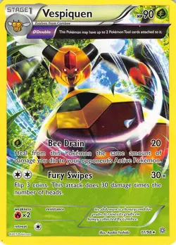 Vespiquen 11/98 Rare Ancient Origins Pokemon Lightly Played - Image 1