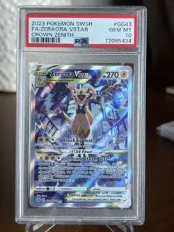 Zeraora VSTAR Galarian Gallery Pokemon Crown Zenith PSA 10 Gem Mint 🔥 TCG - Image 1