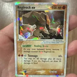 Pokemon TCG Regirock ex 98/101 Hidden Legends Holo Ultra Rare English 2004 - Image 3