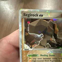 Pokemon TCG Regirock ex 98/101 Hidden Legends Holo Ultra Rare English 2004 - Image 4