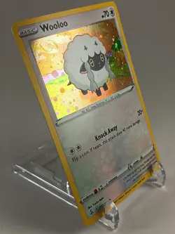 Pokemon Wooloo 222/264 (with Swirl) - Fusion Strike Cosmos Holo- LP - Image 2