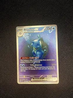 Pokemon Scarlet & Violet 151 TCG Blastoise EX 200/165 SIR Special Illustration - Image 1
