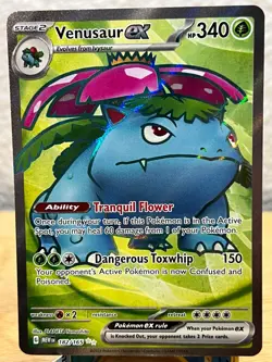 151 Venusaur ex 182/165 Ultra Rare Pokemon NM/M - Image 1