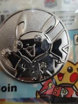 Pokemon World Championship Anaheim Pokemon Center Promo Pikachu Coin - Image 2