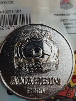 Pokemon World Championship Anaheim Pokemon Center Promo Pikachu Coin - Image 4