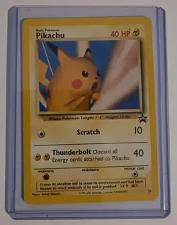 Nintendo Pokemon TCG Pikachu 26/53 Wotc Promo 40 HP Regular English - Image 2