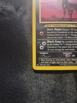Pokemon Houndoom 08/64 Neo Revelation Holo - Image 4