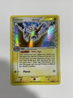 Pokemon TCG Fearow (Delta Species) EX Crystal Guardians 18/100 Reverse Holo Rare - Image 1
