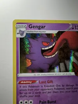 Gengar 057/198 Holo Rare - 2022 Pokemon Trick or Trade - Image 3