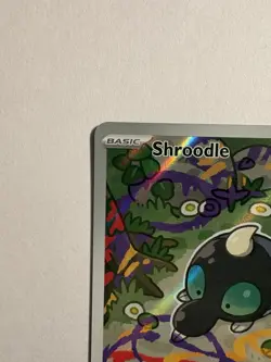 Shroodle 149/132 Illustration Rare Mega Evolution Pokemon Near Mint - Image 5