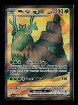 Pokemon 2023 Paldea Evolved Wo-Chien EX SAR #232/193 - Image 1