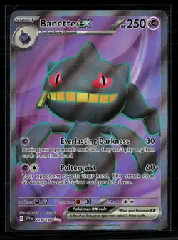Pokemon 2023 Scarlet & Violet Banette EX FA #229/198 - Image 1