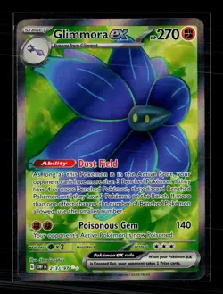 Pokemon 2023 Obsidian Flames Glimmora EX SAR #213/197 - Image 1