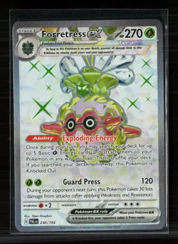 Pokemon 2023 Paldea Evolved Forretress EX SR #230/193 - Image 1
