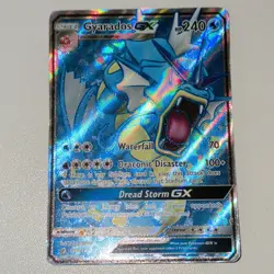 Pokemon TCG Gyarados GX 101/111 SM-Crimson Invasion Ultra Rare Full Art Holo - Image 1
