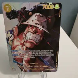 Bartholomew Kuma SP Alt Art EB04-054 R One Piece TCG Englisch NM - Image 3