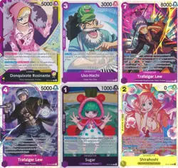 Purple/Yellow Rosinante Deck - One Piece - Trafalgar Law - Uso-Hachi - NM - Image 1