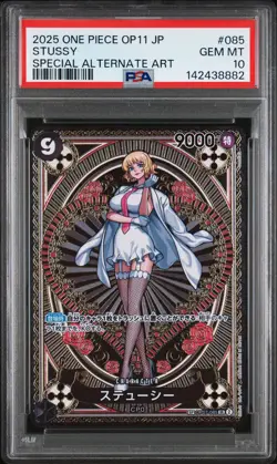 Stussy 085 Special Alternate Art One Piece Op11 One Piece Japanese PSA 10 - Image 1