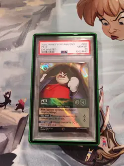 Disney Lorcana - Pete - Bad Guy Enchanted - Rise of the Floodborn - PSA 10 - Image 1
