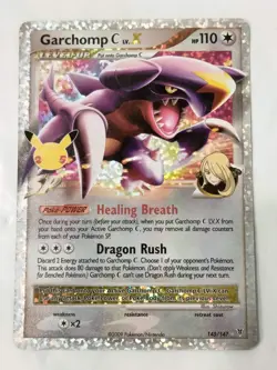 Garchomp C LV.X 145/147 Pokemon TCG Celebrations 25th Anniversary Holo - Image 1