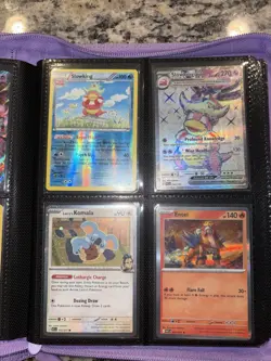 Pokemon 40 Card Lot With Vault X Binder 9 Page - Image 5