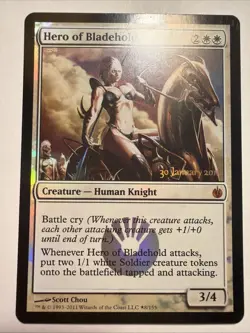 Hero of Bladehold Prerelease Cards Foil - Image 2