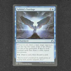 Sphinx's Tutelage 76 Uncommon Magic Origins Magic: The Gathering MP - Image 1