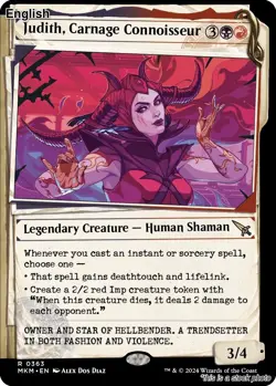 Judith, Carnage Connoisseur (Showcase) [MKM - 363] Murders at Karlov Manor - Image 1